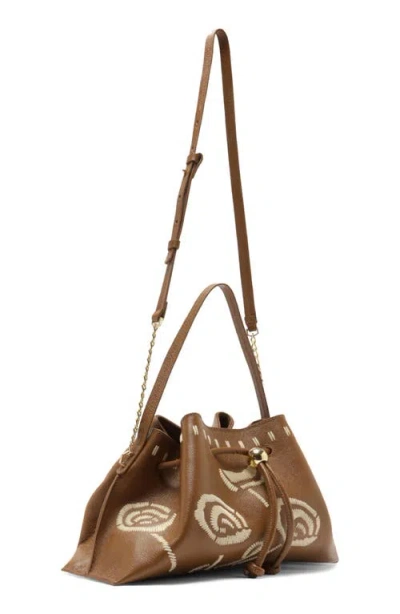 Arezzo Medium Alba Leather Shoulder Bag