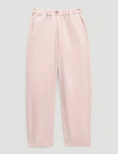 Hush Jack Barrel Leg Pull On Trouser In Pink