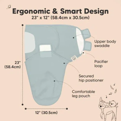 Keababies 3-pack Soothe Swaddle Wraps In Multi