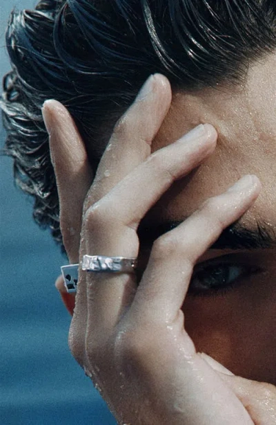 Serge Denimes Attrition Ring In Silver