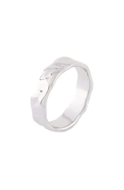 Serge Denimes Attrition Ring In Silver