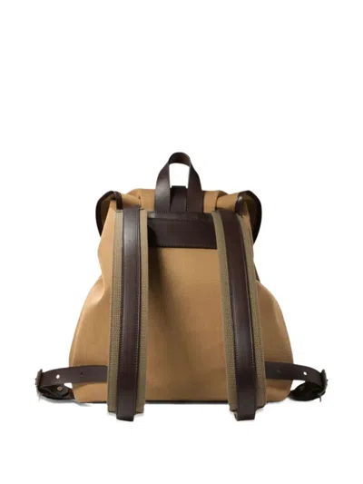 Filson Twill Drawstringed Backpack In Neutral