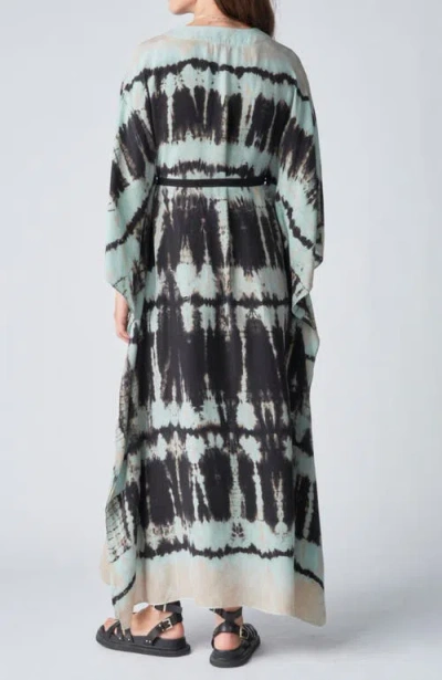 Ocean + Main Ocean+main Cupro Caftan In Gray
