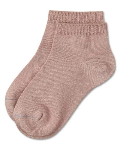 Memoi Basic Silky-soft Gauge Ankle Sock In Nude
