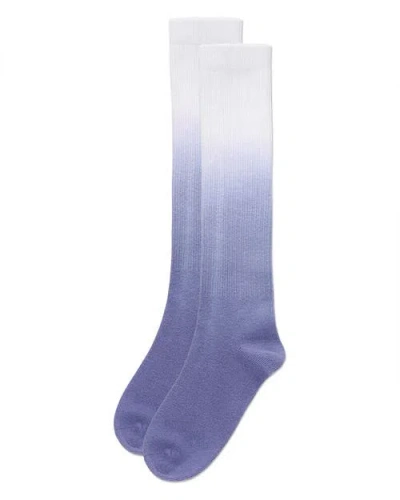 Memoi Dip Dye Knee High Socks In Multi