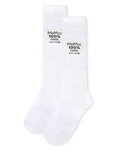 Memoi Cool Knee-high Socks In Multi