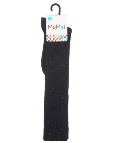 Memoi Thin Ribbed Speckled Knee High In Pattern