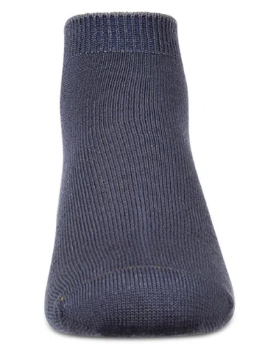Memoi Basic Silky-soft Gauge Ankle Sock In Orange