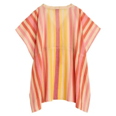Echo Cabana Stripe Caftan In Multi