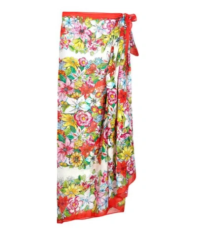 Echo Floral Sarong In Multi