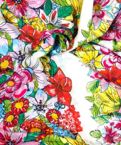 Echo Floral Sarong In Multi