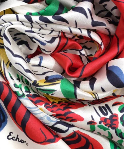 Echo Sail Away Silk Square In Multi