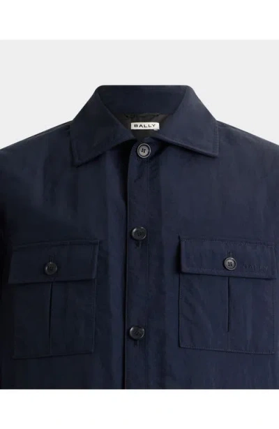Bally Buttoned Pocket Overshirt In Multi