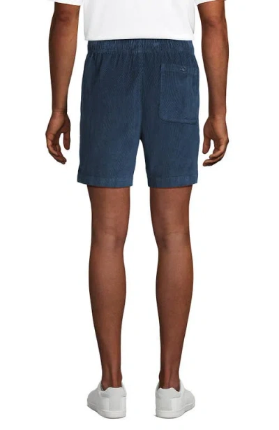 Lands' End 7" Deck Short In Blue