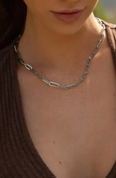 Mantra Strength Chain In Silver