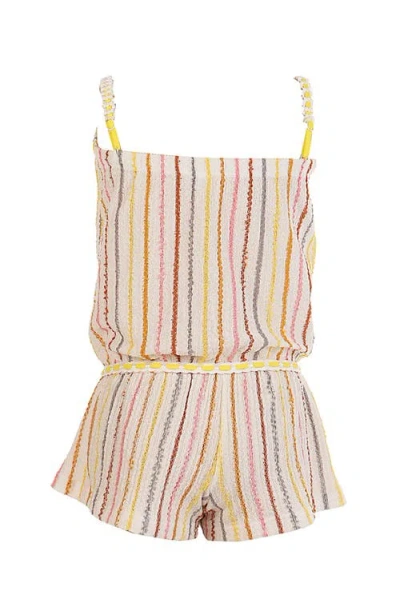 Nessi Byrd Libby Playsuit In Multi