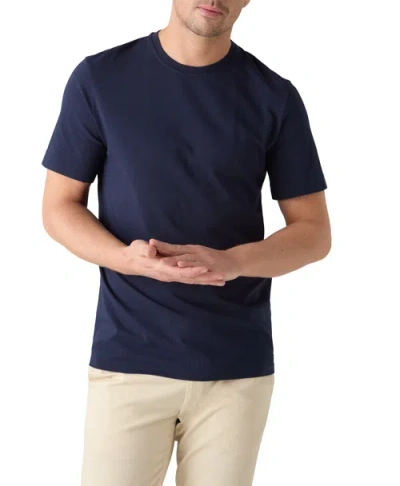 Robert Talbott Stretch Jersey Dean Tee In Black