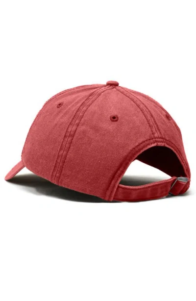 Dalix Whisper Ghost Dad Cap In Red