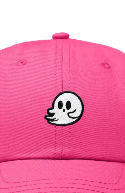 Dalix Whisper Ghost Dad Cap In Pink