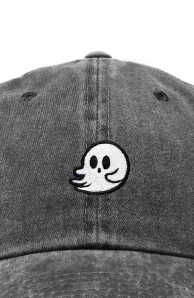 Dalix Whisper Ghost Dad Cap In Black