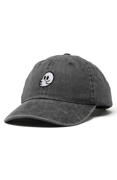 Dalix Whisper Ghost Dad Cap In Black
