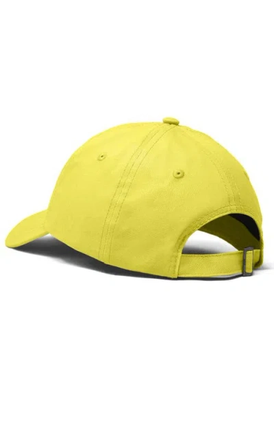 Dalix Whisper Ghost Dad Cap In Yellow