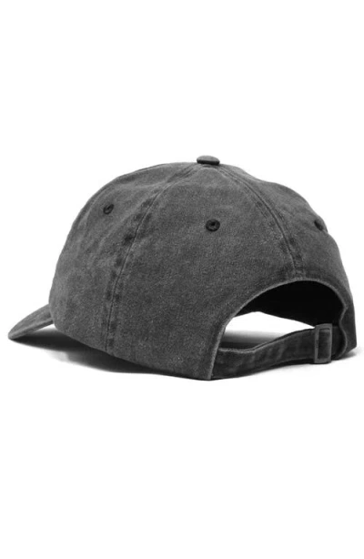 Dalix Whisper Ghost Dad Cap In Black