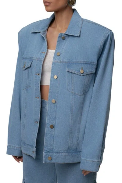 Jluxlabel Next Phase Denim Jacket In Blue