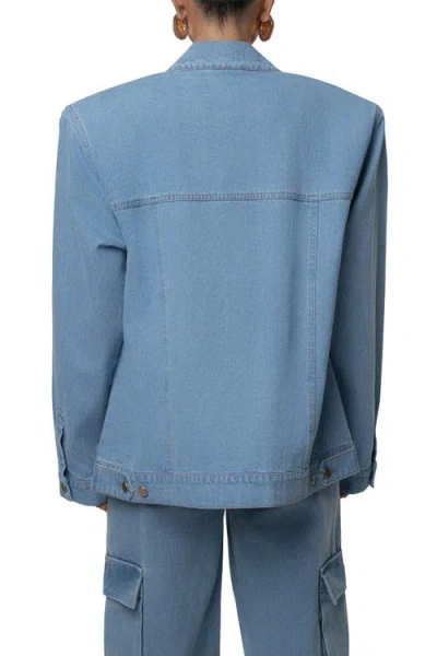 Jluxlabel Next Phase Denim Jacket In Blue