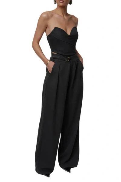 Jluxlabel Everywhere Belted Trousers In Multi