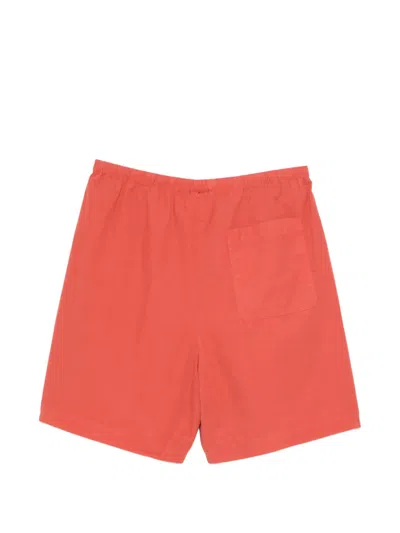 Aspesi Drawstring Shorts In Red