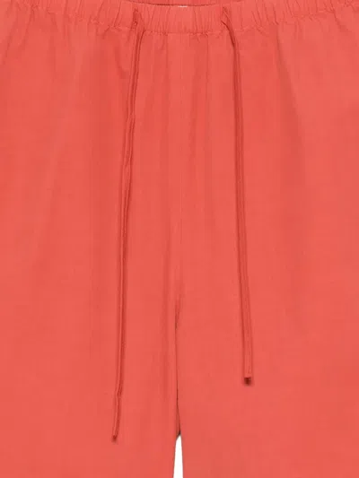 Aspesi Drawstring Shorts In Red