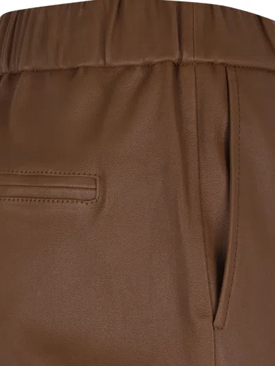 Enes Elasticated Trousers In Brown
