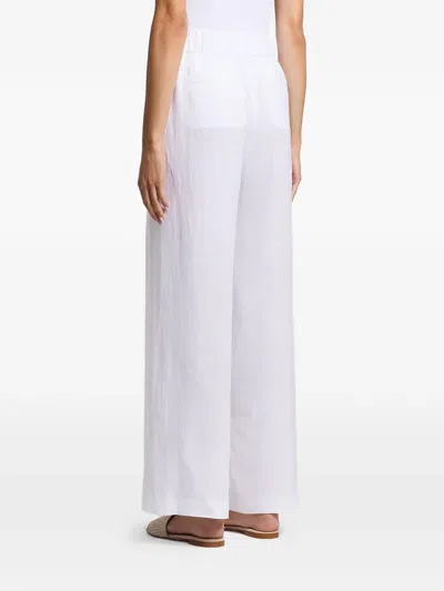 Peserico Elasticated Palazzo Pants In White