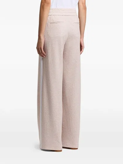 Peserico Drawstring Track Pants In Pink