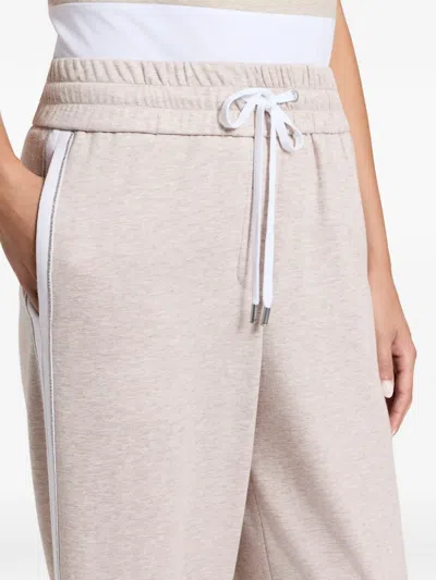 Peserico Drawstring Track Pants In Pink