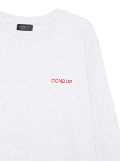 Dondup Logo-print Sweatshirt In Gray