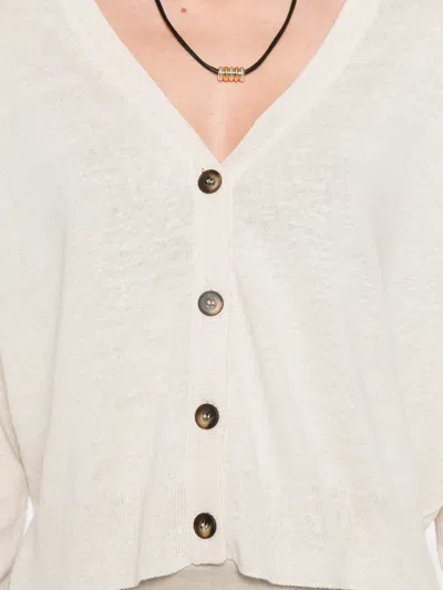 Base Button Cardigan In Neutral