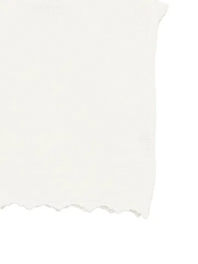 Low Classic Scalloped-trim Sleeveless Top In Multi