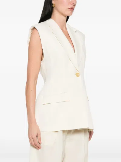 Erika Cavallini Flap-pocket Vest In Multi
