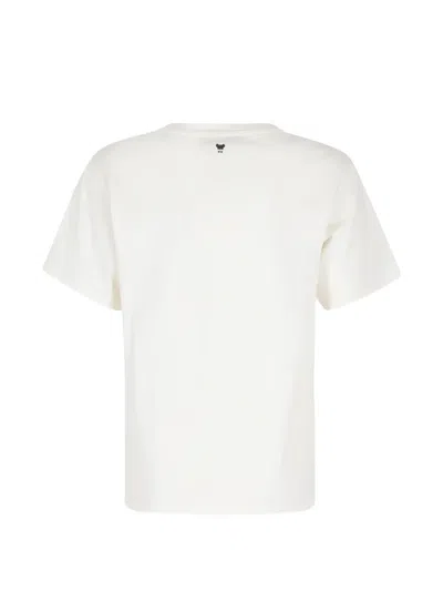 Weekend Max Mara Weekend Maxmara Cotton Jersey T-shirt White In Blue