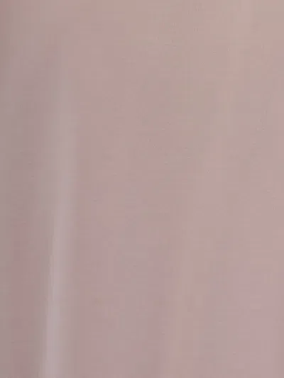 Herno T-shirt Knit Effect Grigio Perla In Pink