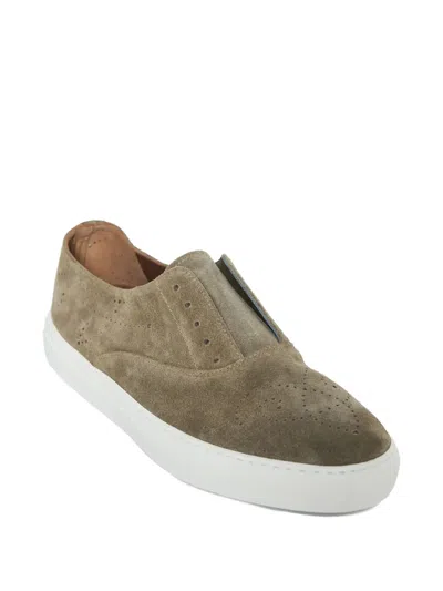 Fratelli Rossetti Perforated Sneakers In Multi