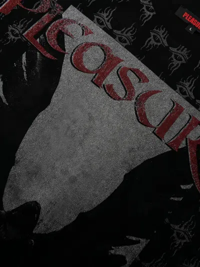 Pleasures Judgment Logo Graphic T-shirt In Black