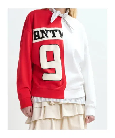 Essentiel Antwerp Split-panel Sweatshirt In Multi