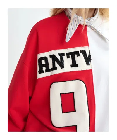 Essentiel Antwerp Split-panel Sweatshirt In Multi