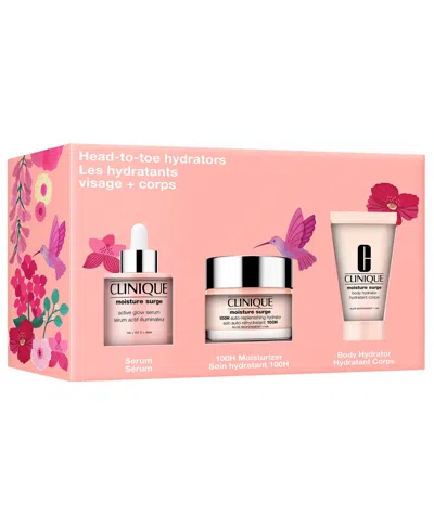 Clinique 3-pc. Head-to-toe Hydrator Skincare Gift Set In Transparent
