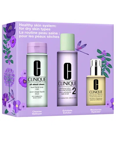 Clinique 3-pc. Healthy Skin 3-step System Set In Transparent