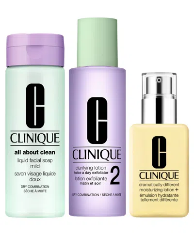 Clinique 3-pc. Healthy Skin 3-step System Set In Transparent