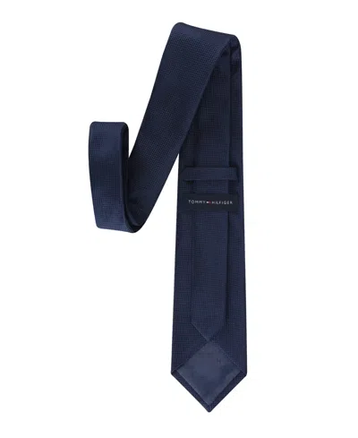 Tommy Hilfiger Men's Stella Solid Tie In Blue
